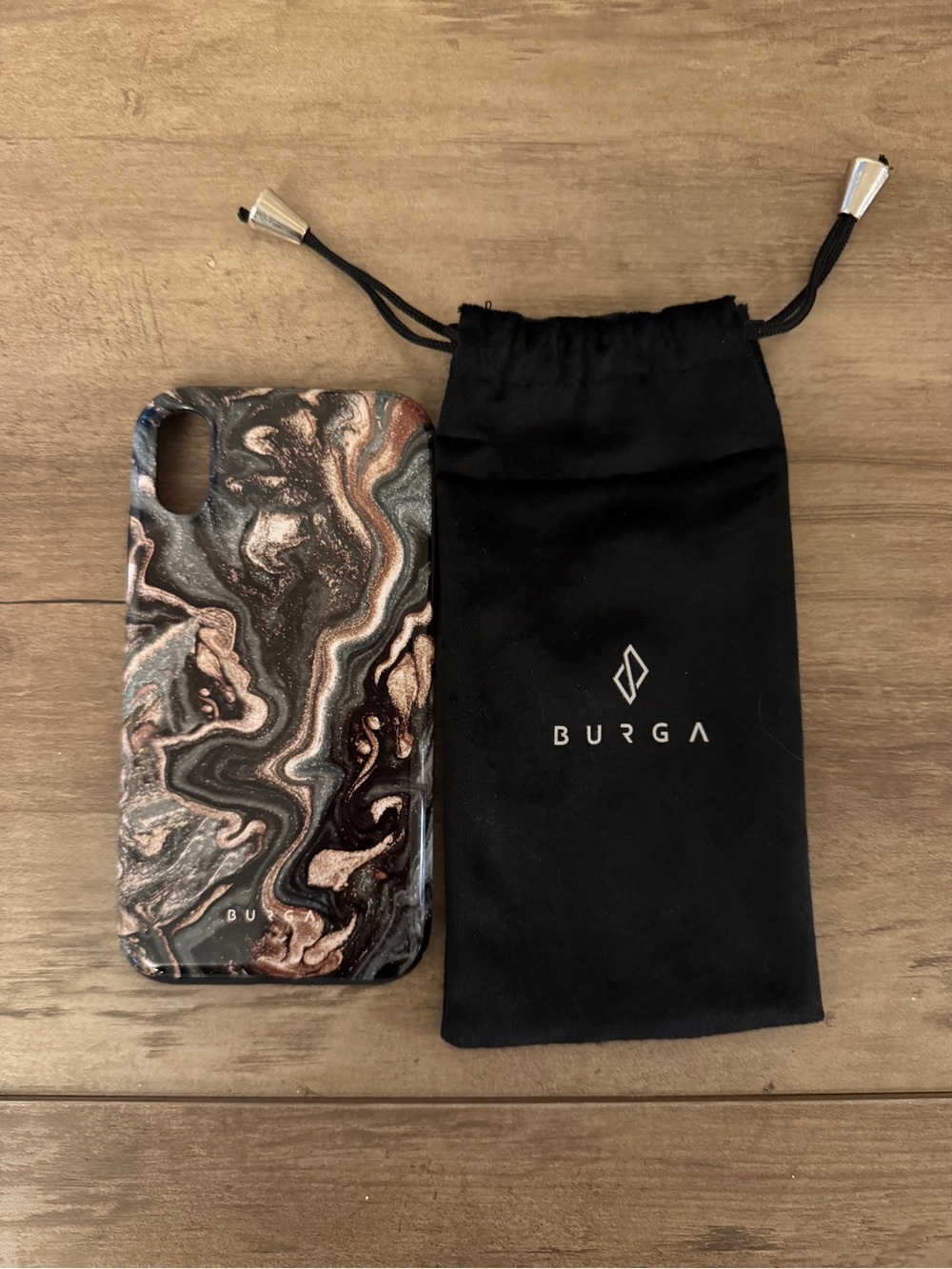 BURGA Marble Swirl Phone Case for iPhone XR